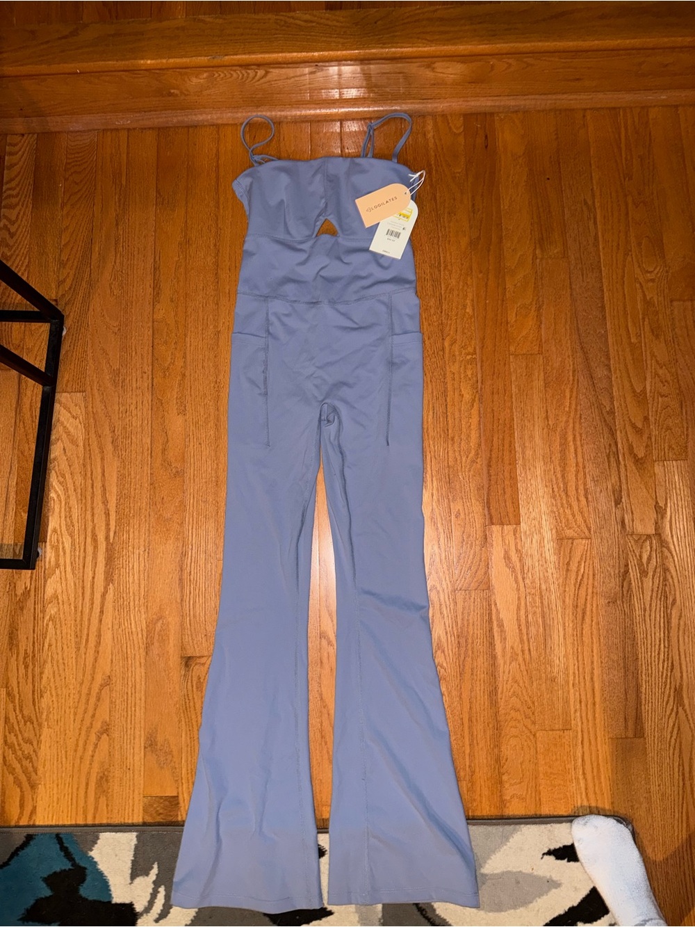 Women's Lavender Cutout Jumpsuit with Flared Legs